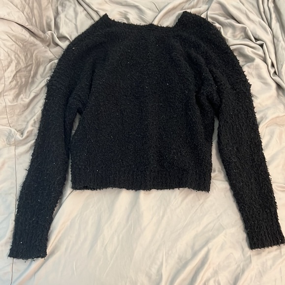 Free People Black Knit Sweater XS - Picture 2 of 3
